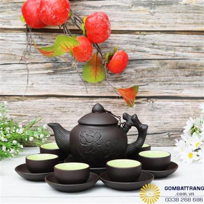 Những bộ bình trà đẹp Bát tràng hiện đại 