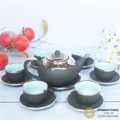 Ấm tử sa cổ trang trí phòng khách đẹp