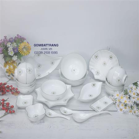 bộ bát đĩa trang trí