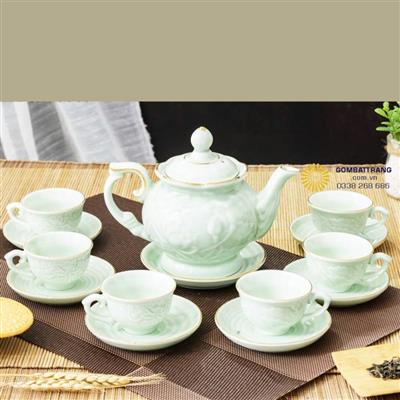 Bộ bình trà Bát Tràng - Điểm nhấn không gian sống