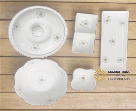 bộ bát đĩa ăn cơm đẹp
