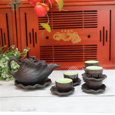 Ấm chén gốm Bát Tràng quà tặng gốm sứ cao cấp