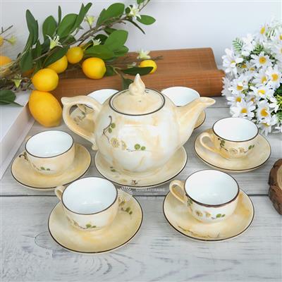 Ấm chén quà tặng Bát Tràng cao cấp giá rẻ