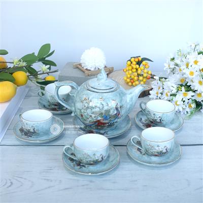 Ấm chén trà Bát Tràng rẻ đẹp thành công