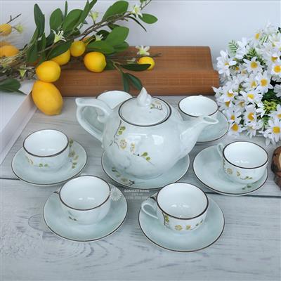 Ấm chén uống trà Bát Tràng ý nghĩa cao cấp