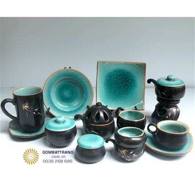 Bát Đĩa Bát Tràng Giả Cổ Men Rạn Cao Cấp