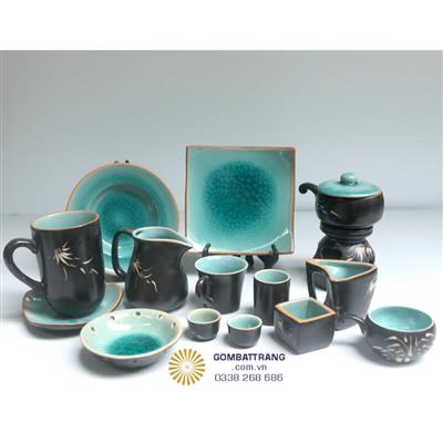 Bát Đĩa Gốm Bát Tràng Trang Trí Bàn Ăn