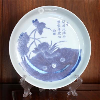 Bát đĩa hoa văn cổ Sen nhất phẩm thanh liêm