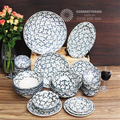 Bát đĩa nhà hàng cao cấp hoa văn cổ trong hơi thở hiện đại