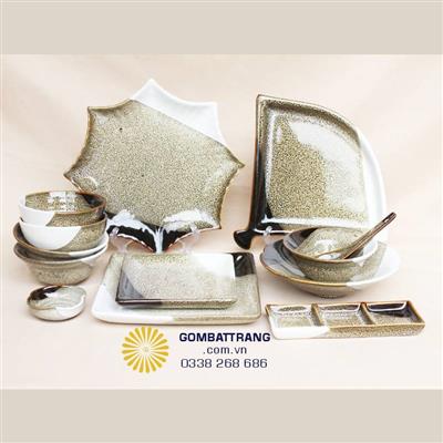 Bát đĩa trang trí cao cấp Bát Tràng đạt chuẩn nhà hàng