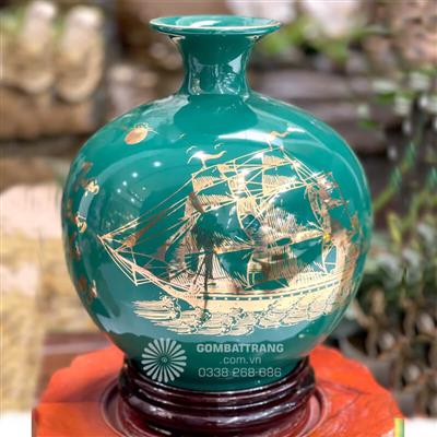 Bình Hút Tài Lộc Gốm Bát Tràng Phong Thủy Giá Tốt