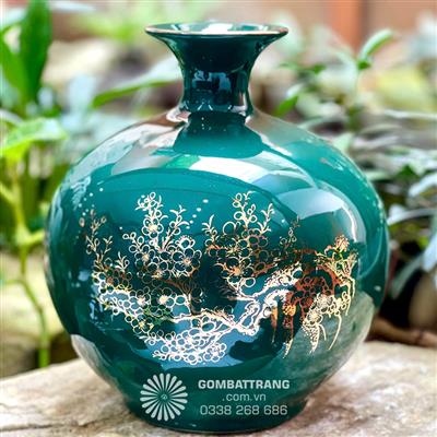 Bình Hút Tài Lộc Gốm Sứ Phong Thủy Đẹp