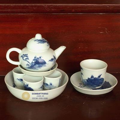 Bộ ấm chén cổ Lã Vọng sang trọng