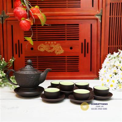 Bộ ấm trà đất đẹp rẻ bài trí không gian Việt