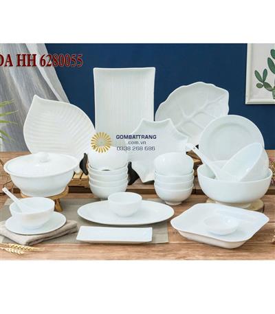 Bộ bát đĩa bát tràng - Nâng tầm không gian bếp việt.