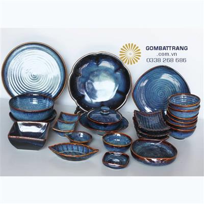 Bộ bát đũa đẹp Bát Tràng đạt chuẩn món quà tân gia