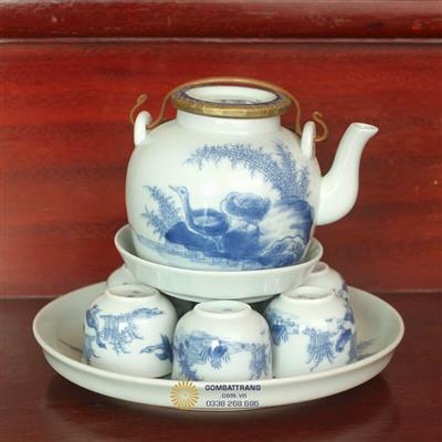 Bộ Bình Trà Cổ Phi Minh Túc Thực Đẹp Sang