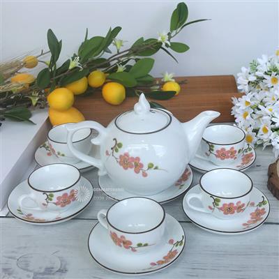 Bộ chén Bát Tràng cao cấp rẻ đẹp sang