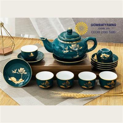 Chén trà đẹp Bát Tràng decor không gian sống hiện đại