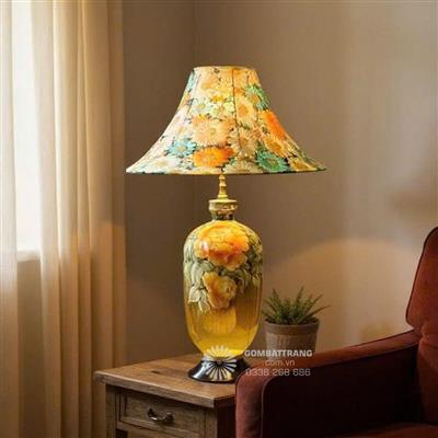 Đèn ngủ gốm– kiệt tác nghệ thuật tân cổ điển sang trọng