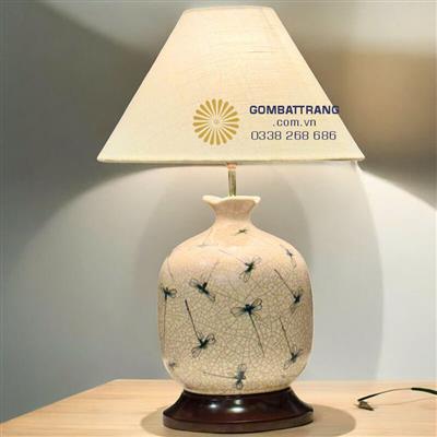 Đèn trang trí phòng ngủ cho bé vẽ chuồn chuồn kim dễ thương