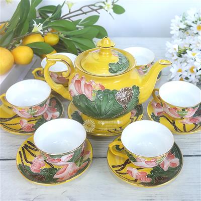 Địa chỉ mua bộ ấm chén uống trà Bát Tràng rẻ đẹp