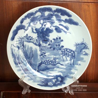 Đĩa cổ Việt Nam Tùng Lộc Diên Niên