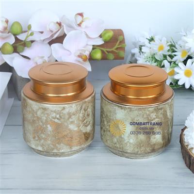 Hộp Đựng Chè Đẹp Mạ Vàng Sang Trọng