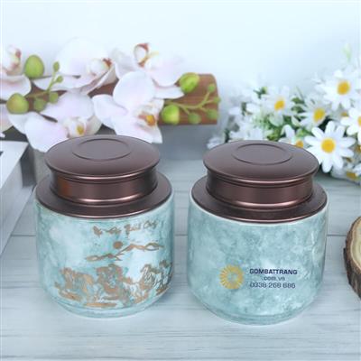 Hũ Đựng Trà Bằng Sứ Đẹp Cao Cấp Nhất