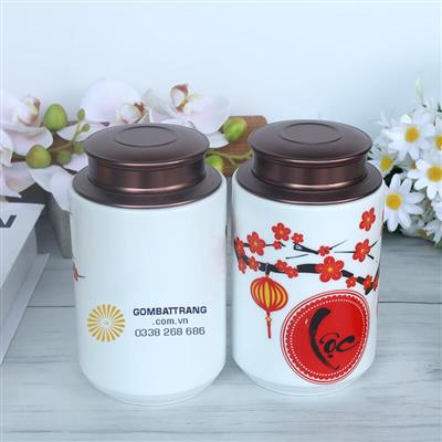 Hủ Đựng Trà Đẹp Chữ Bình An Giá Tốt