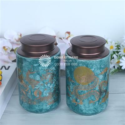 Lọ Đựng Trà Quà Tặng Bằng Gốm Sứ Giá Rẻ