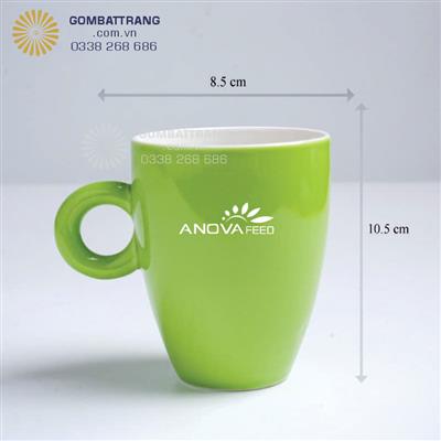 Ly sứ in logo giá rẻ quà tặng gốm sứ Bát Tràng