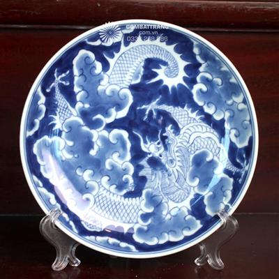 Mua đĩa gốm cổ Long Ẩn sang trọng