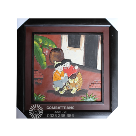 tranh-gom-bat-trang-em-be-va-dan-ga
