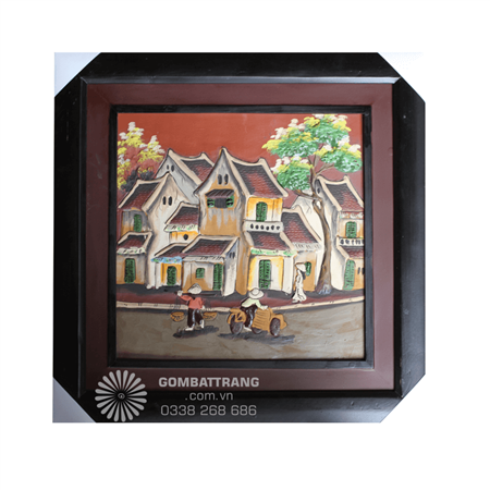 tranh-gom-su-treo-tuong-ve-36-pho-phuong-ha-noi