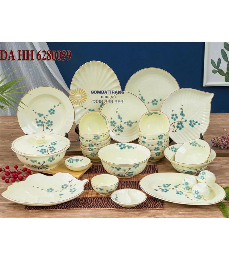 Bát đĩa gốm bát tràng- Tuyệt phẩm gốm sứ bát tràng