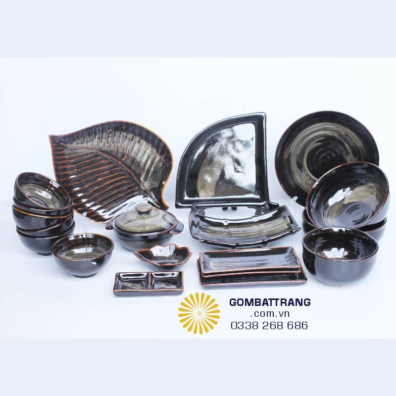 Bát đĩa vintage men hỏa biến – Sang trọng, tối ưu chi phí