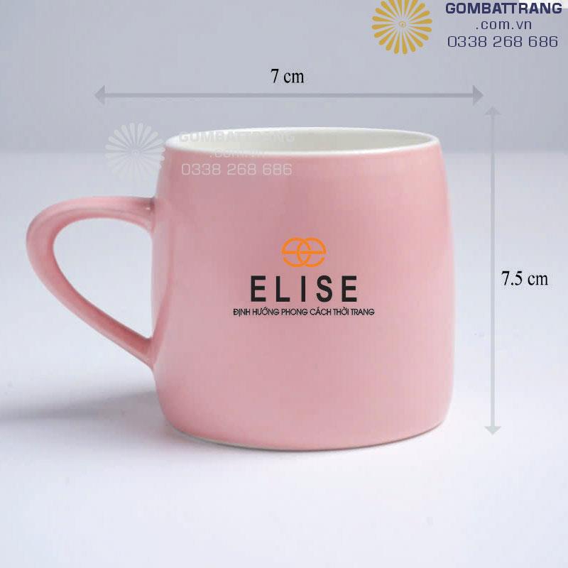 Ly sứ quà tặng in logo theo yêu cầu giá rẻ