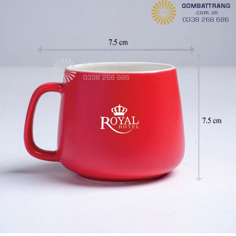 Sản xuất ly sứ in logo quà tặng giá rẻ