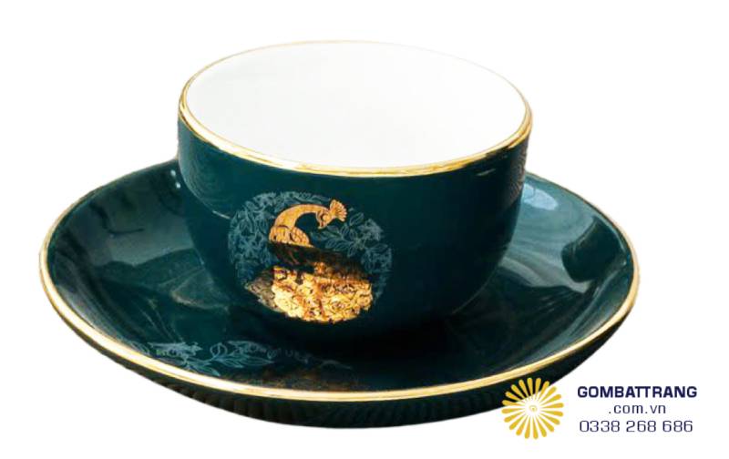 Chất gốm ổn định, ít bám màu trà, dễ vệ sinh, đảm bảo tính tiện lợi khi sử dụng lâu dài mà vẫn giữ được vẻ đẹp ban đầu.