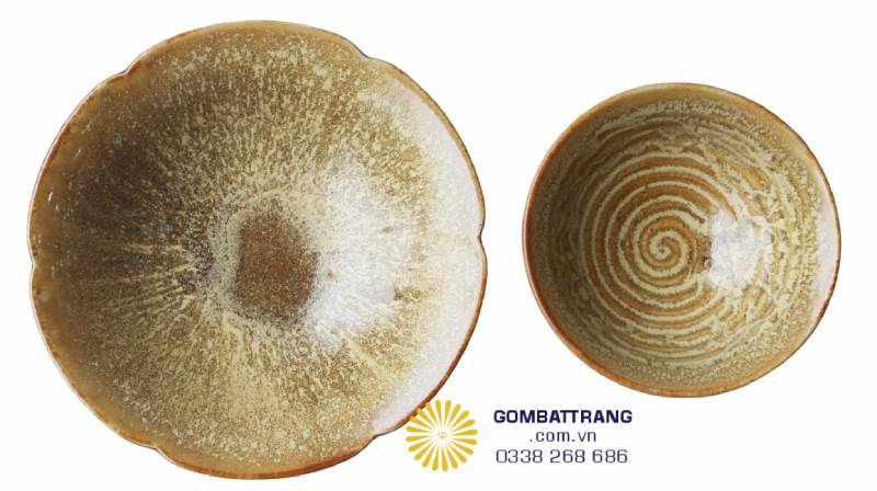 Sản phẩm gốm hỏa biến Bát Tràng cao cấp, lựa chọn hàng đầu cho bộ bát đĩa thắp hương đẹp và bền bỉ.