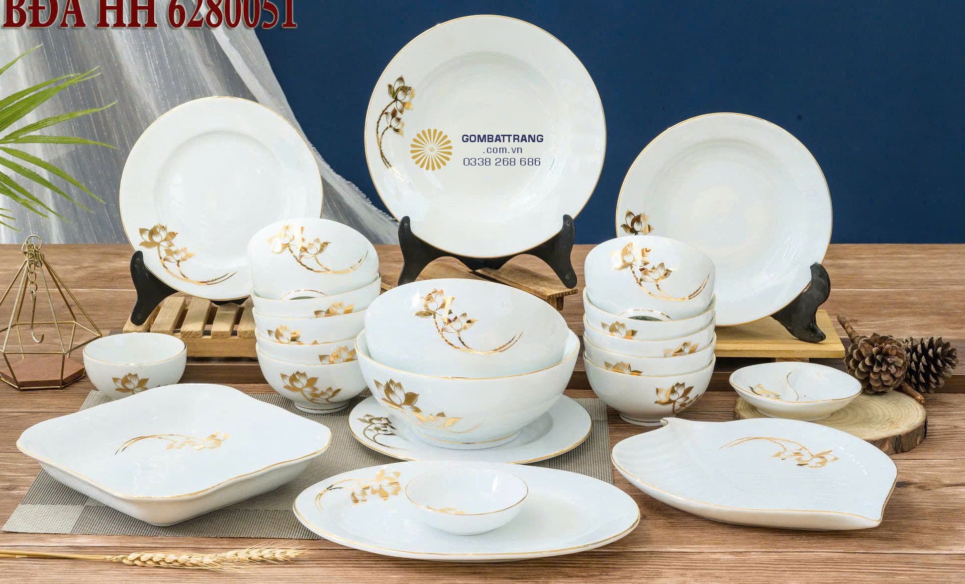 bát đĩa bát tràng – vẻ đẹp truyền thống hiện đại.