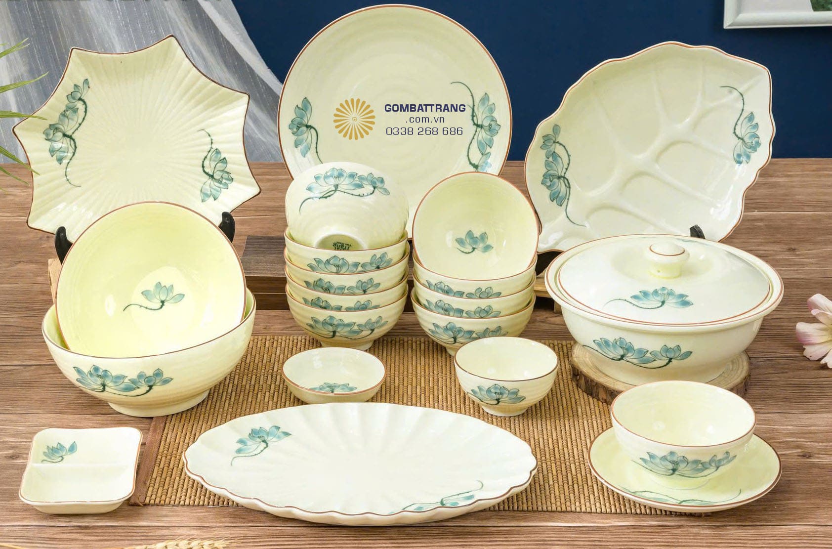 Đĩa sứ bát tràng – truyền thống kết hợp hiện đại.