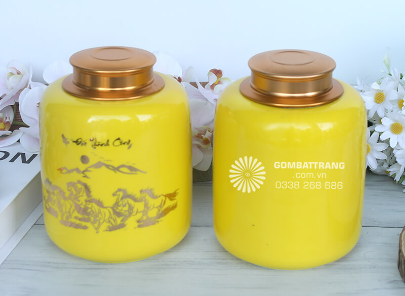 Hộp đựng trà bằng sứ - Sự lựa chọn tinh tế cho mọi không gian