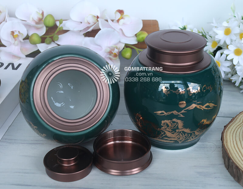 Hủ đựng trà đẹp mang nét đẹp vượt thời gian từ chất liệu và kiểu dáng