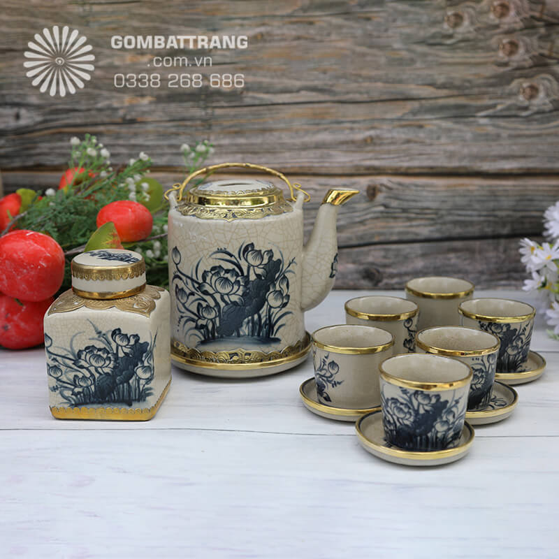 Bộ ấm chén gồm 14 sản phẩm