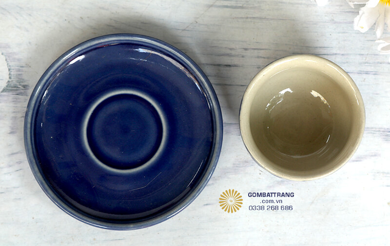 Bộ Chén Uống Trà Khắc Nổi Tinh Tế