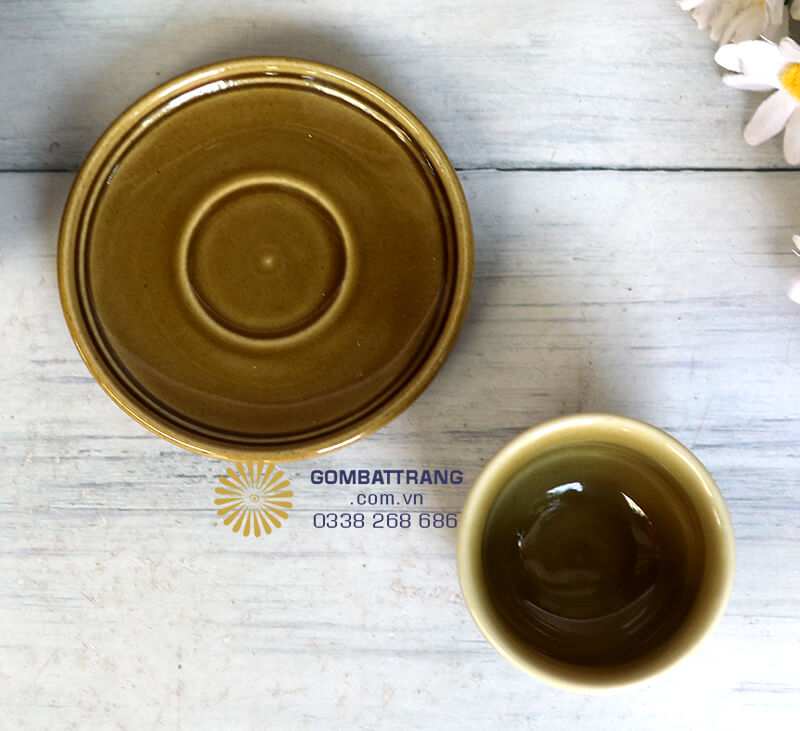 ​Đĩa Lót Chén - Chi Tiết Hoàn Thiện Cho Bộ Chén Bát Tràng Cao Cấp