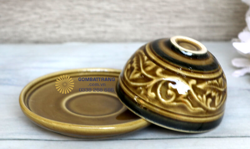 Chén Trà Trong Bộ Chén Trà Bát Tràng Tinh Tế