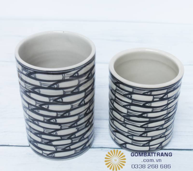 Bộ cốc trụ đứng dung tích 350ml và 500ml, lý tưởng cho trà, cà phê hoặc nước uống hằng ngày